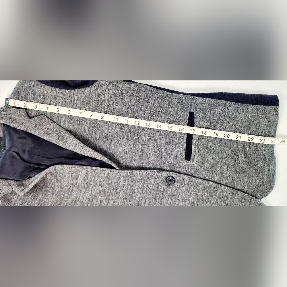 J.Crew Cotton/ Wool Color Block Button Up Blazer - image 8